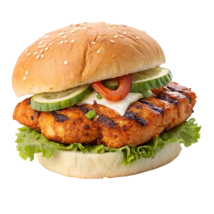 Chicken Tika Burger